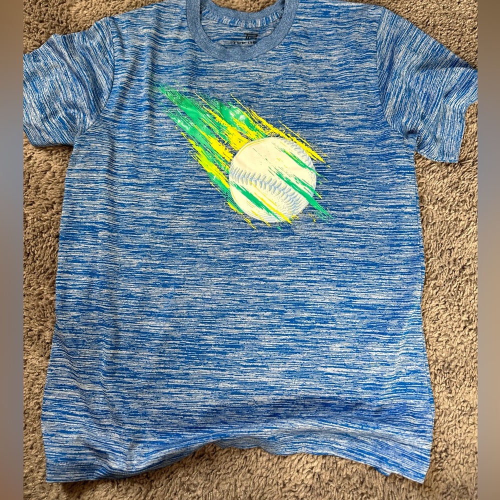 Blue Light Weight Youth Large Tshirt